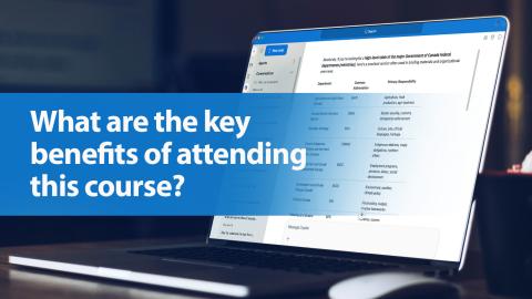 What are the key benefits of attending this course?